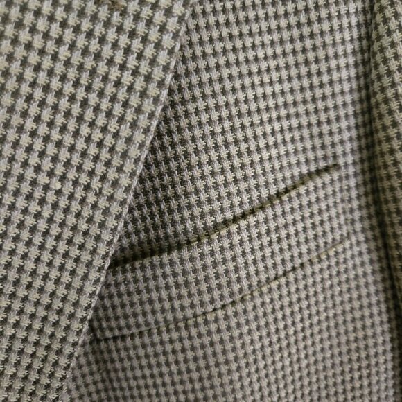 Gianfranco Ruffini Men's silk Blend Neutral Tweed 3 Button Sport Jacket Size 44R - Picture 3 of 8